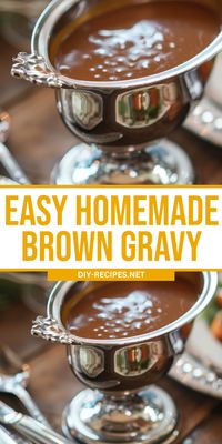 Make your meals extra special with this easy homemade brown gravy recipe. Using beef broth, butter, and a few simple ingredients, you'll have a rich, savory gravy ready in no time!