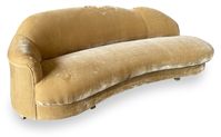 Gold Velvet Cloud Sofa — Pop Up Home