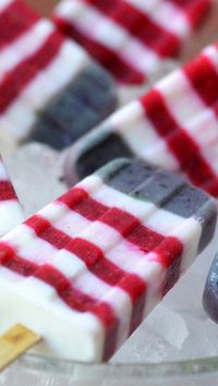 Red White and Blueberry Popsicles Recipe