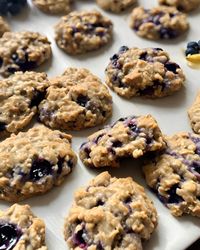 Banana Blueberry Oatmeal Cookies | Easy & Healthy Recipe