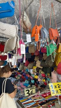 Spain, market, vacation, marbella, malaga, bags