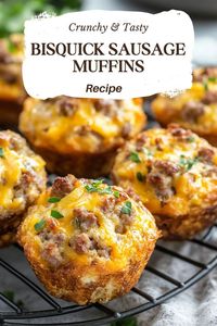 These delicious Mini Sausage Egg Muffins might just top the list of our favorite breakfasts! Packed with savory sausage, cheddar, and hashbrowns, this simple recipe for breakfast muffins will get everyone excited to start their day! Mornings can be hectic, especially during the school year, so I'm always on the lookout for easy breakfast options.