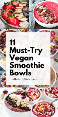 Get your bowls and toppings ready. Because in this post you will find 11 of the best and healthy vegan smoothie bowls to make again and again.