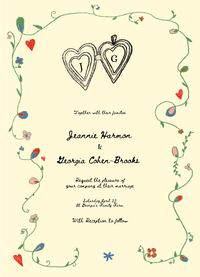 Hand Drawn French Inspired Wedding Invitation - Etsy