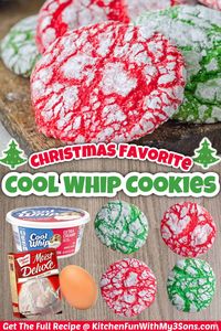 These Cool Whip Cookies are made with your favorite cake mix and Cool Whip then rolled in powdered sugar. The end result is sweet and soft cookies with a melt-in-your-mouth texture. #easycookierecipes #cakemixcookies