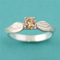 Harry Potter Golden Snitch Engagement Ring - Spiffing Jewelry.