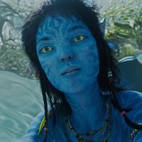 Sigourney Weaver as Kiri, in “Avatar: The Way of Water” (2022).