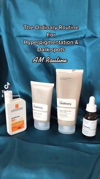 If you struggle with hyperpigmentation including dark spots, acne scars or melasma, here a routine with The Ordinary Skincare products you can follow