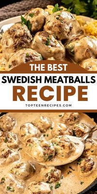 We all love spaghetti and meatballs, but have you tried traditional Swedish meatballs? Unlike regular spaghetti and meatballs that are cooked in tomato sauce, the best Swedish meatballs recipe bathes them in an amazing creamy sauce with mushrooms. I guarantee you will love this recipe for Swedish meatballs gravy!