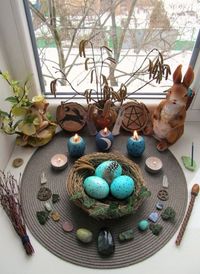 Spring altar