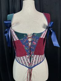 Patchwork Stays Corset Top, Size Small - Etsy Canada