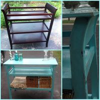 Repurpose a Changing table to hallway table