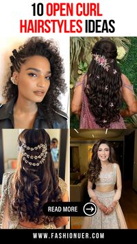 Dive into 10 open curl hairstyle ideas that will elevate your look. Featuring creative curly hairstyles like loose waves, beachy curls, and modern open curls, these styles are perfect for any event. Explore unique curl ideas for women, ideal for both natural and styled hair. These open curl hairstyles bring volume, texture, and sophistication to your everyday routine.