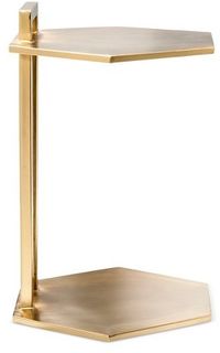 Nate Berkus Brass Hexagon End Table - Nate Berkus