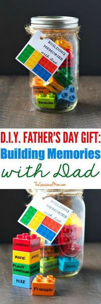 Nothing beats a homemade gift from the heart! Enjoy quality time together and create an easy DIY Father's Day Gift that will build memories to last a lifetime! /horizonorganic/ #ad HorizonOrganic #HorizonSnacks