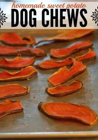 All Natural Homemade Dog Chews - SO EASY!!!