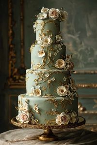 A Slice Of The Past: 17 Vintage Wedding Cakes For Modern Love Stories •