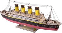 Amazon.com: Bitopbi Large Size Titanic Model 3D Wooden Puzzles Cruise Ship English Version Collectible Building DIY Assembly Constructor Kit Collection Gift for Teens and Adults : Toys & Games