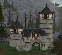 Hood Deco Castle: Castle Cleycourt - Screenshots - The Sims 4 Worlds - CurseForge