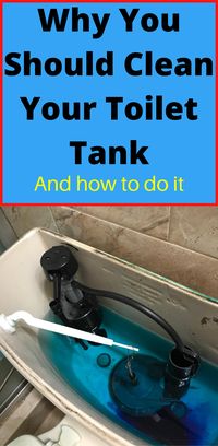 Water Flows from the tank to the bowl during flushing. If a tank is dirty (due to mineral deposits and hard water stains) the dirty water will also flow down to your bowl, and might also clog the siphon jet and rim holes #bathroom #toilet #cleaning