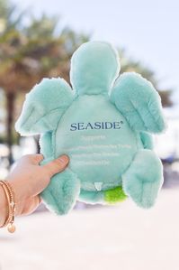 Everyone needs a stuffed animal that reminds them of the beach! Theo the Turtle is here to allow you to take home a piece of SEASIDE® with you. 15% of the proceeds of the sale of this product will directly support Friends of South Walton Sea Turtles, Inc. Friends of South Walton Sea Turtles is a 501 © (3) tax exempt non profit organization. Its mission is to promote sea turtle conservation through awareness and education