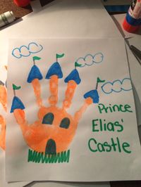 Handprint castle