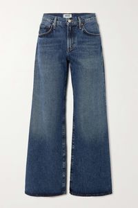 AGOLDE Clara Baggy low-rise flared organic jeans