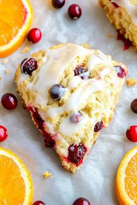 Cranberry Orange Scones - Insanely Good