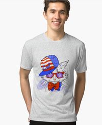 cat wearing a hat and sunglasses t-shirts Active T-Shirt