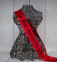 Bat-chelorette Sash Gothic Bridal Sash Bachelorette Sash - Etsy