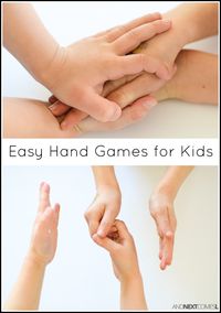 Easy hand games for kids - perfect brain break ideas for fidgety kids while waiting in line from And Next Comes L