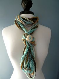 Crocheted Necklace Scarf