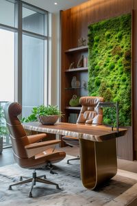 Nature Infused Office Setups 23