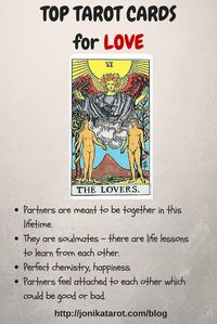 Top Tarot Cards for Love The Lovers