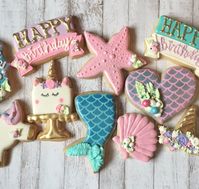 Mermicorn Cookies. Mermaid Cookies. Unicorn Cookies.