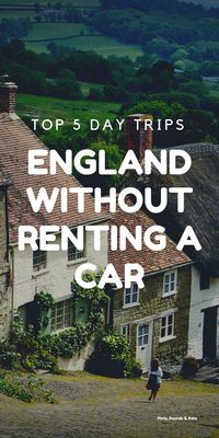 Tips, tricks, and destinations for visiting England without renting a car, including the top day trips from London #englandtraveltrain #traintravelengland #traintraveltips #englandtraveltips #englandtravelcountryside