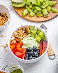 Matcha Yogurt Breakfast Bowls