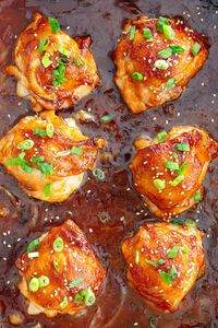 Oven Baked Coca Cola Chicken Thighs - A LA INGA