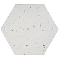 Artmore Tile Giotto White Confetti 6-in x 8-in Matte Porcelain Patterned Floor and Wall Tile Sample in the Tile Samples department at Lowes.com