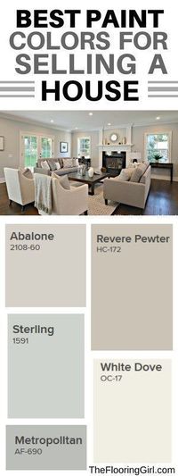 Best paint colors for selling a house #paintcolor #homeimprovement