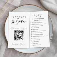 I Spy Wedding Game | Capture The Love QR Code Cards