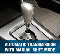 Refine the performance of your automatic transmission with smooth-shifting Manual Shift Mode technology. Working with 4-speed and 5-speed automatic transmissions, you can take control of the gears when you need greater precision, like climbing hills or passing vehicles, and then settle back into automatic when you don't. Easy. Efficient. Brilliant.    Available on: All Vehicles