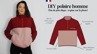 Tuto couture sweat polaire pour homme | Comment coudre un sweat DIY