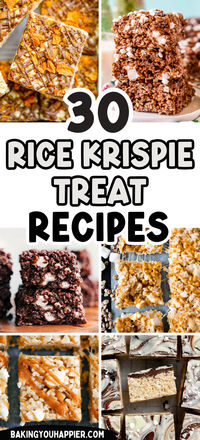 30 Rice Krispie Treat Recipes, enjoy ooey-gooey homemade Rice Krispie Treats for every season, all year long!