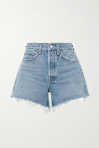 AGOLDE's 'Parker Long' shorts look just as cool as vintage styles, but are expertly cut so that they fit even better. Made from pure denim, they comfortably hug your waist and feel roomier at the hem. The distressing and frayed trims give them a love-worn feel.  For a shorter inseam, shop the 'Parker Vintage Cutoff' style.