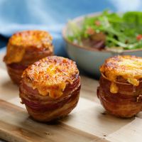 These cheese-stuffed cheese potatoes are everything you want in a savoury snack!