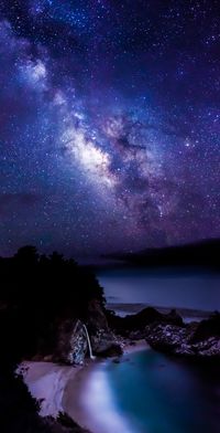 McWay Nights, Julia Pfeiffer Burns State Park, California.