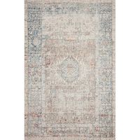 Chris Loves Julia x Loloi Jules Oriental Natural/Ocean Area Rug & Reviews | Wayfair