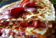 Strawberry Cheesecake Quesadillas