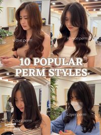 10 perm style suitable for office lady ❤️ | Article posted by Hintsalonsg | Lemon8